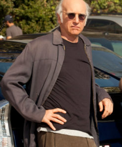 Larry David Curb Your Enthusiasm Grey Wool Jacket