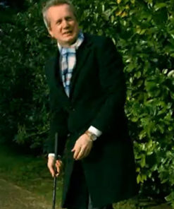 Self Taskmaster Black Wool Trench Coat