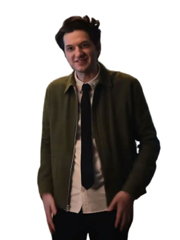 TV Series The Afterparty Yasper Green Cotton Jacket Ben Schwartz The Afterparty Green Jacket