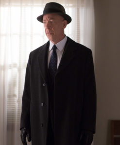 The Accountant J.K. Simmons Black Wool Coat