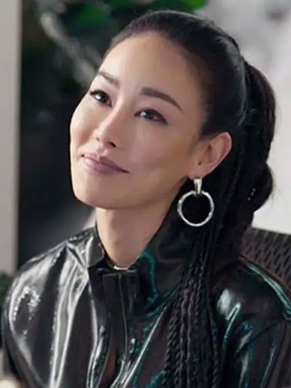 The After Party Jessica Black Zipper Jacket Jamie Choi The After Party Black Leather Jacket