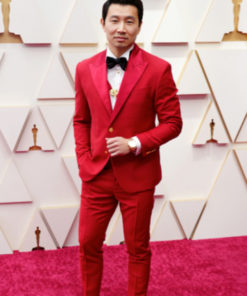 Simu Liu The Oscars Red Blazer