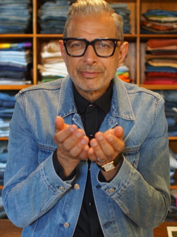 The World According Jeff Goldblum Blue Jacket Jeff Goldblum The World According Denim Jacket