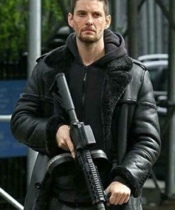 The Punisher Ben Barnes Black Leather Jacket