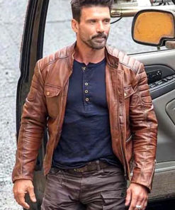 Boss Level Roy Pulver Brown Jacket