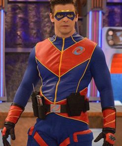 Captain Man Henry Danger Red And Blue Costume Jacket