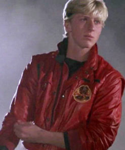 TV Series Cobra Kai Johnny Lawrence Red Leather Jacket