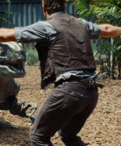 Jurassic World Fallen KingdomChris Pratt Brown Vest