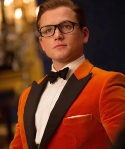 Kingsman The Golden Circle Taron Egerton Orange Suit