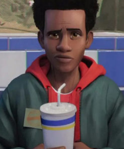 Miles Morales Spider Man Into the Spider Verse Green Jacket