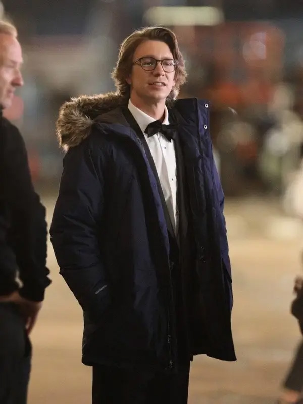 About Fate Thomas Mann Blue Jacket Griffin About Fate Hooded Jacket