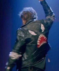 Singer Julian Casablancas Daft Punk Black Leather Jacket
