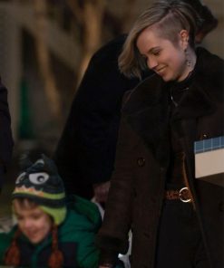 Mare of Easttown Siobhan Sheehan Shearling Coat