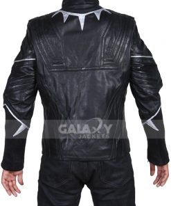 Black Panther Wakanda Forever Black Leather Jacket