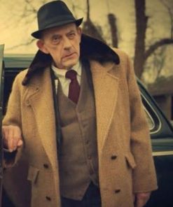 Spirit Halloween Christopher Lloyd Brown Wool Coat