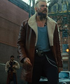 Samaritan Pilou Asbæk Shearling Leather Jacket