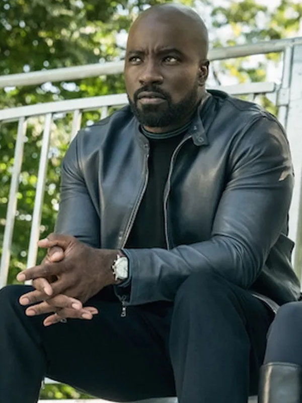 Evil Black Mike Colter Jacket TV Series Evil David Acosta Leather Jacket