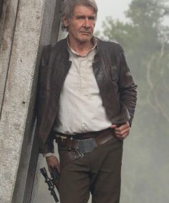 Star Wars The Force Awakens Hansel Organa Brown Jacket