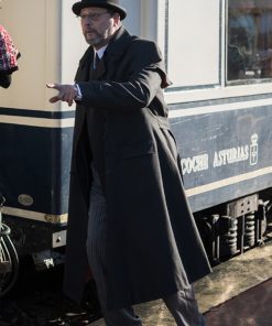 A Private Affair Jean Reno Black Trench Coat