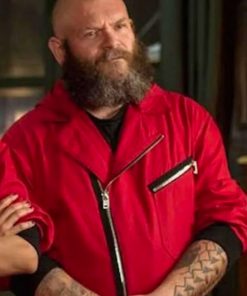 Helsinki TV Series Money Heist Red Cotton Jacket