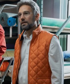 The Shrink Next Door Paul Rudd Orange Vest