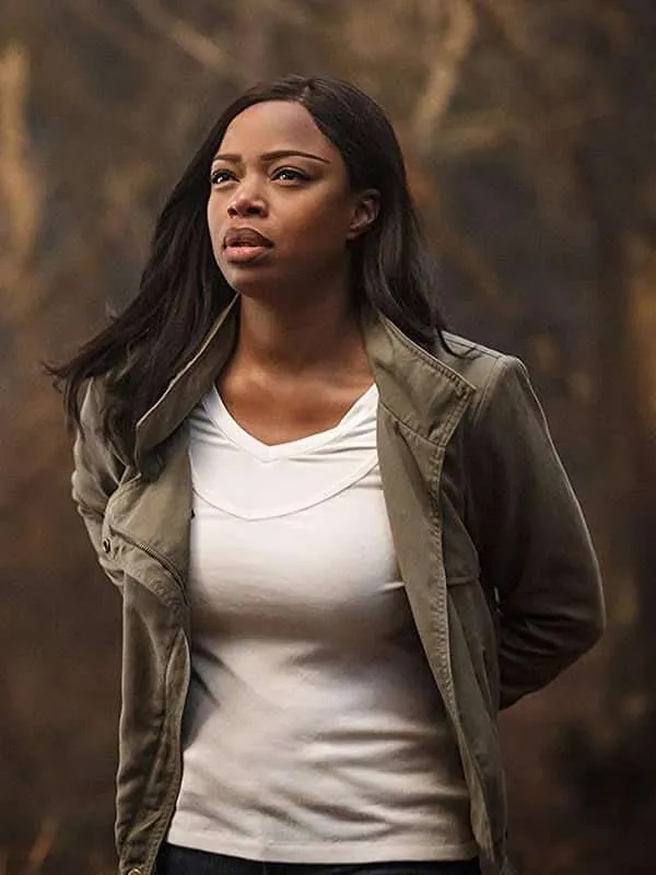 Jill Marie Jones Ash vs Evil Dead Cotton Jacket (2) Tv Series Ash vs Evil Dead Amanda Fisher Green Jacket