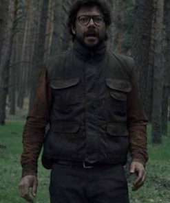 TV Series Money Heist El Profesor Cotton Vest
