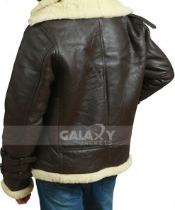 R.A.F B3 Shearling Bomber Leather Jacket