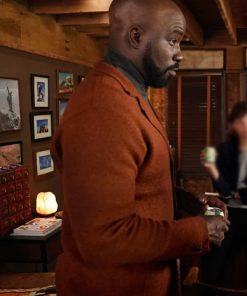 David Acosta TV Series Evil Brown Wool Coat