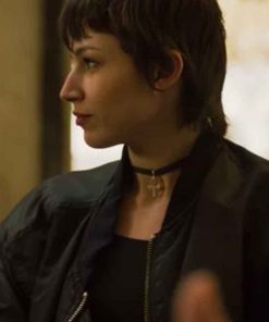 Úrsula Corberó Money Heist Bomber Black Jacket