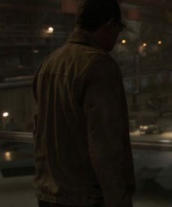 Captain Marvel Nick Fury Suede Leather Jacket