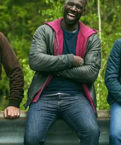 Omar Sy The Takedown Green Jacket