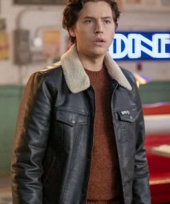 Jughead Jones Riverdale S06 Black Leather Jacket