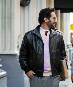 Paul Rudd The Shrink Next Door Black Jacket