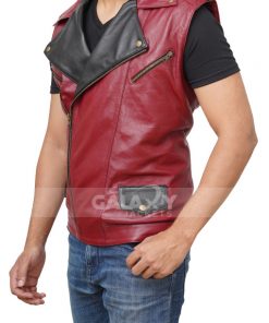 Thor Love and Thunder Movie Thor Red Leather Vest