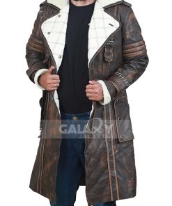 Elder Maxson Fallout 4 Leather Shearling Coat