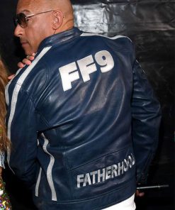 Self The Road to F9 Fast & Furious Fan Fest Vin Diesel Leather Jacket