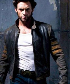 Hugh Jackman X-Men Origins Biker Leather Jacket