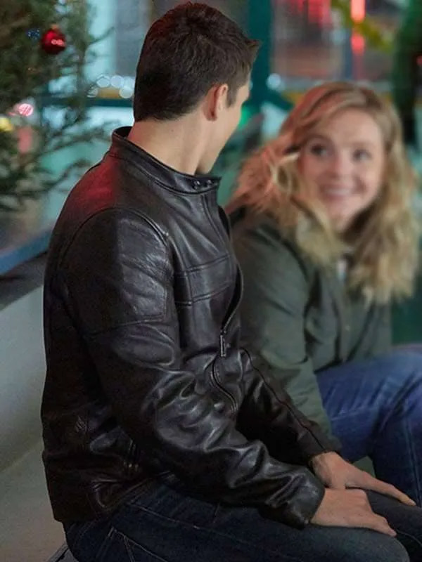 A Veteran’s Christmas Joe Peterson Biker Jacket Joe Peterson A Veteran’s Christmas Leather Biker Jacket