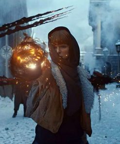 Tinatin Dalakishvili Abigail Brown Shearling Leather Jacket