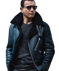 Ewan Mcgregor Black Shearling Jacket