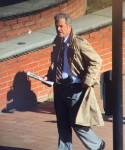 Olsen Agent Game Mel Gibson Beige Cotton Trench Coat