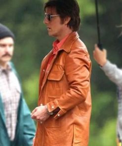 Barry Seal American Made Brown Leather Jacket