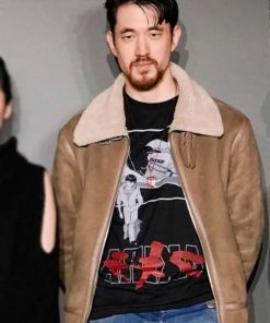 Storm Shadow Snake Eyes Brown Shearling Jacket