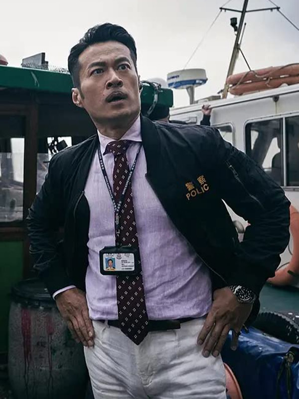 Au-Yeung Kin Detective vs Sleuths Black Cotton Jacket Detective vs Sleuths Kai Tan Black Jacket