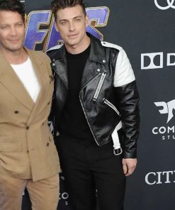 Avengers Endgame Movie Event Jeremiah Brent Black Biker Leather Jacket