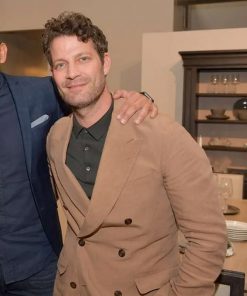 Nate Berkus Movie Avengers Endgame Event Brown Cotton Blazer