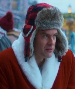 Nick Kringle Noelle 2019 Red Suede Christmas Coat