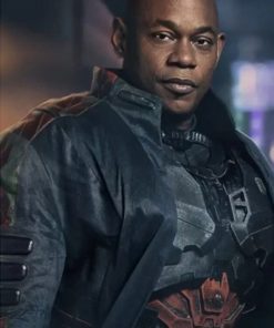 Soren-066 Bokeem Woodbine Leather Black Jacket