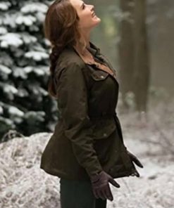 A Castle for Christmas Brooke Shields Green Jacket